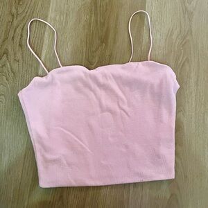 Papaya Pink Camisole Crop Top